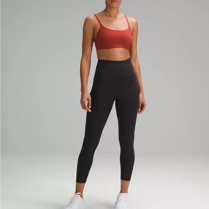 Lululemon The right place right with Pockets 25" fair condition.